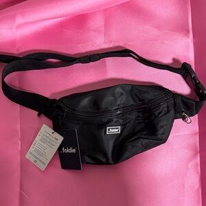 Foldie Black Crossbody Bag